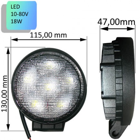 WORKING LAMP FRONT LED 9800289